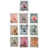Collection Antique de 10 Timbres Iraniens Qajars