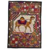 Nappe brodée main – Modèle Chameau
