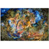 Tapis mural persan fait main de Tabriz représentant la miniature Dayereh Hasti