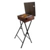 Ensemble de Chaise et Table de Prière pour Salah ou Namaz pour Musulmans - Marron