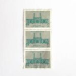 Collection de 3 timbres commémoratifs de la mosquée Jameh de Hamadan