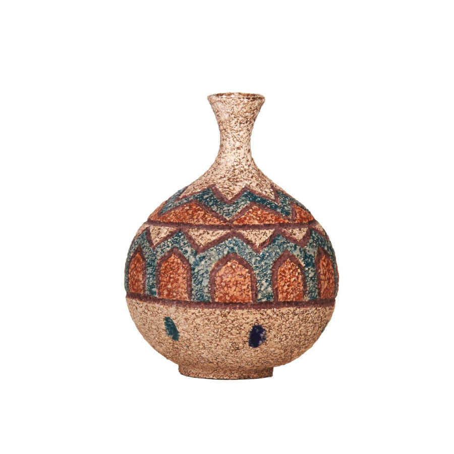 Vase à bourgeon en poterie – Accent décoratif pour le salon ou la chambre.