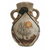 Vase en poterie décoratif persan fait main avec motif de Golha