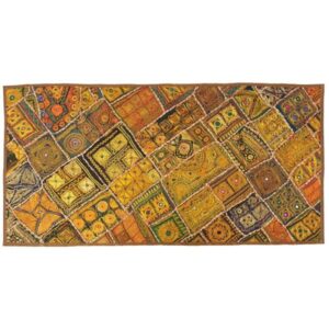 Nappe Brodée en Patchwork Modèle Lindya