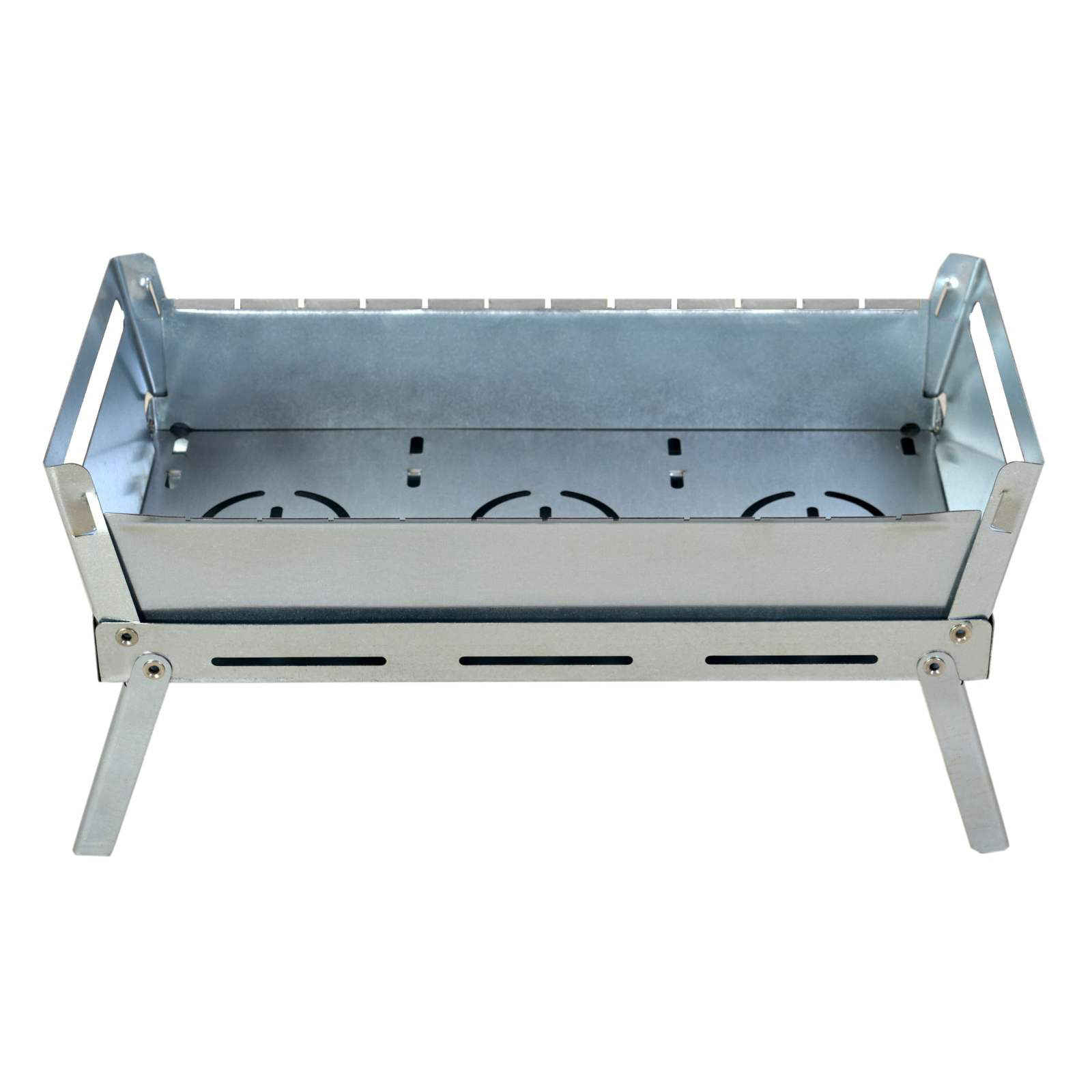 Gril à Charbon de Bois Portable Barbecue de Table – Acier Inoxydable