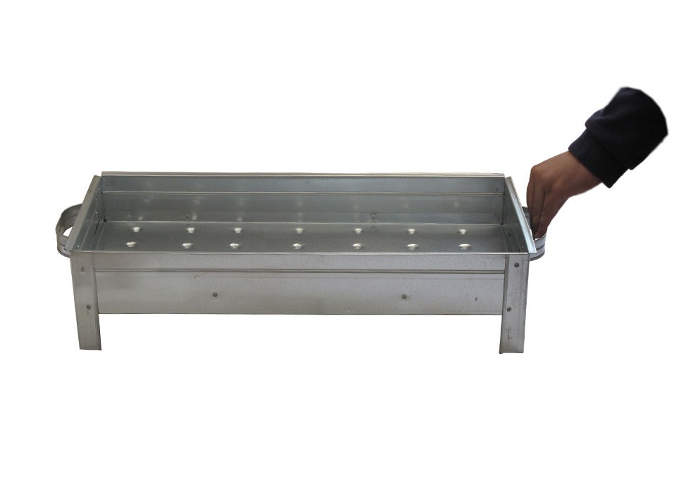 Gril à Charbon de Bois Portable Barbecue de Table – Acier Inoxydable