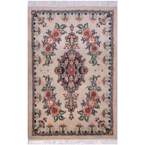 Tapis Persan Mélange de Soie et Laine Fait Main à Tabriz Haris