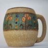 Persian Iznik Pottery Mug - Handcrafted Model Deer