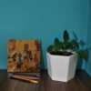 Carreau en céramique persane décoratif - Shahnameh inspiré : Mur ancien