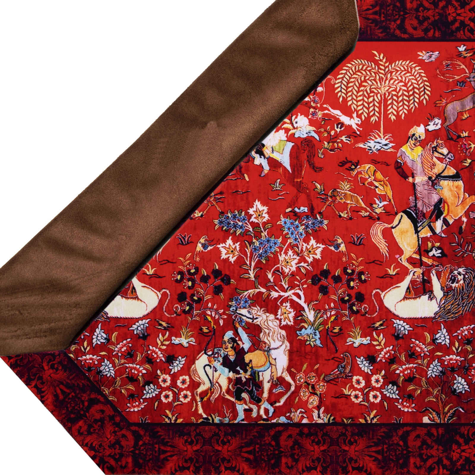 Chemin de Table en Velours Élégance Persane Shekarghah