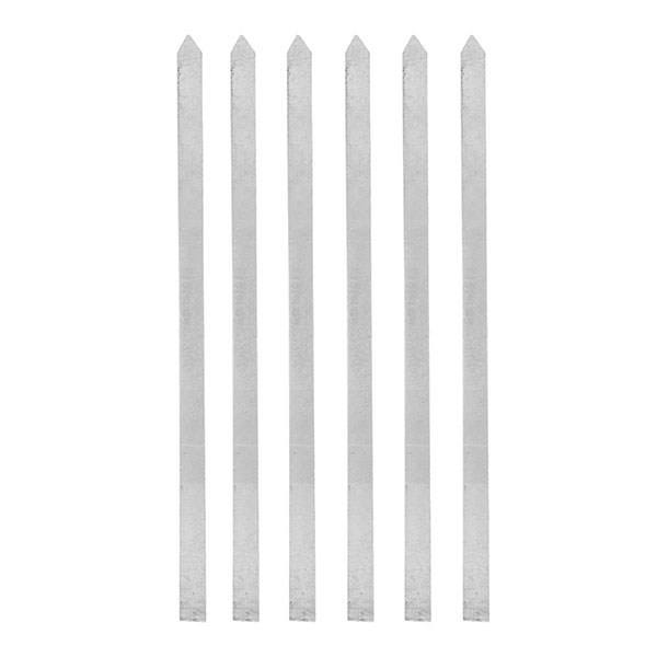 Ensemble de Six Brochettes en Aluminium pour Kabab Koobideh (63 cm) et Grillades