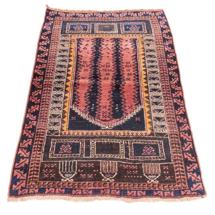 Tapis de prière persan authentique noué à la main et luxueux Sajada