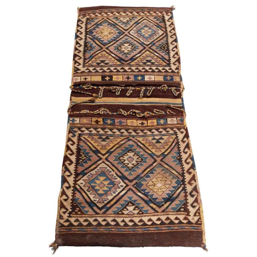 Sacoche de selle persane vintage – Tissée à la main & d’occasion Tōbrag 187415