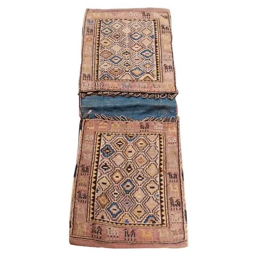 Sacoche de selle persane vintage – Tissée à la main & d’occasion Tōbrag 187418