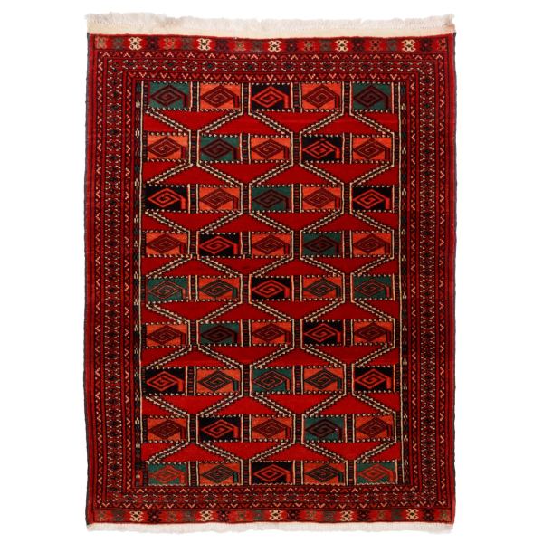 Tapis de prière persan authentique noué à la main et luxueux Sajada Tout-en-un