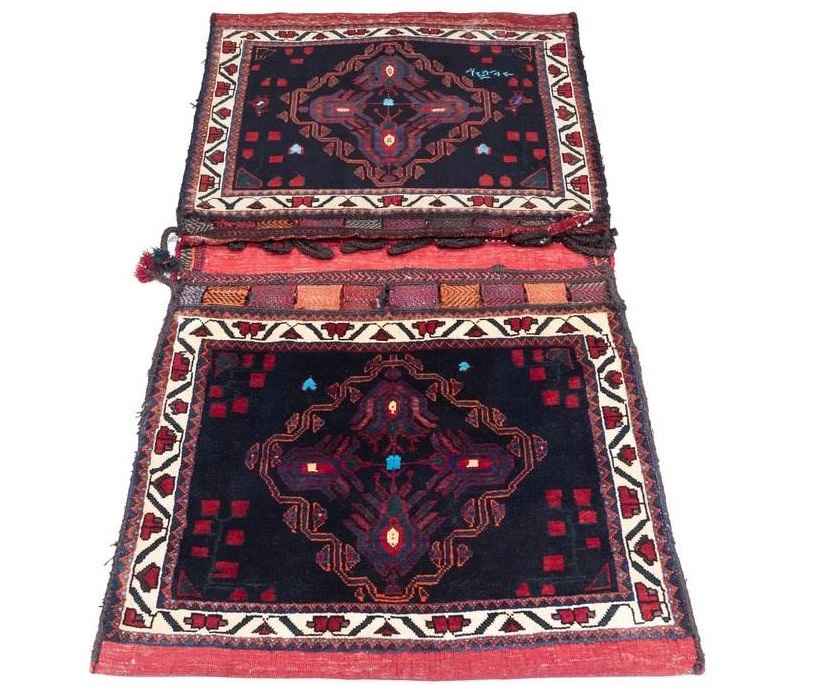 Sacoche de selle persane vintage – Tissée à la main & d’occasion Tōbrag 102268