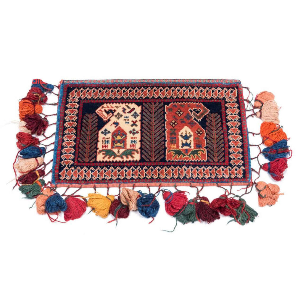 Sacoche de selle persane vintage – Tissée à la main & d'occasion Tōbrag 102282