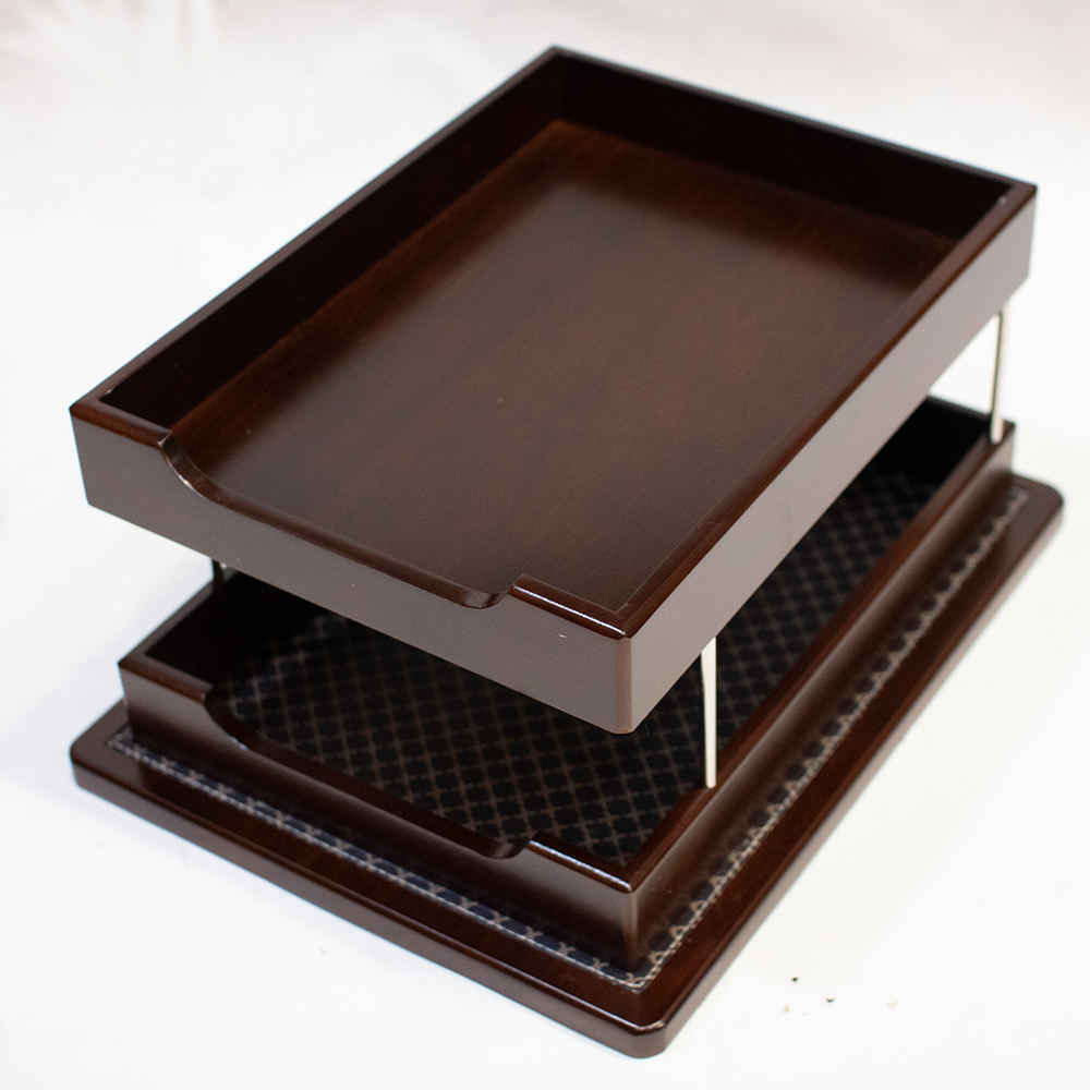 Ensemble de bureau en bois 10 pièces – Couleur marron