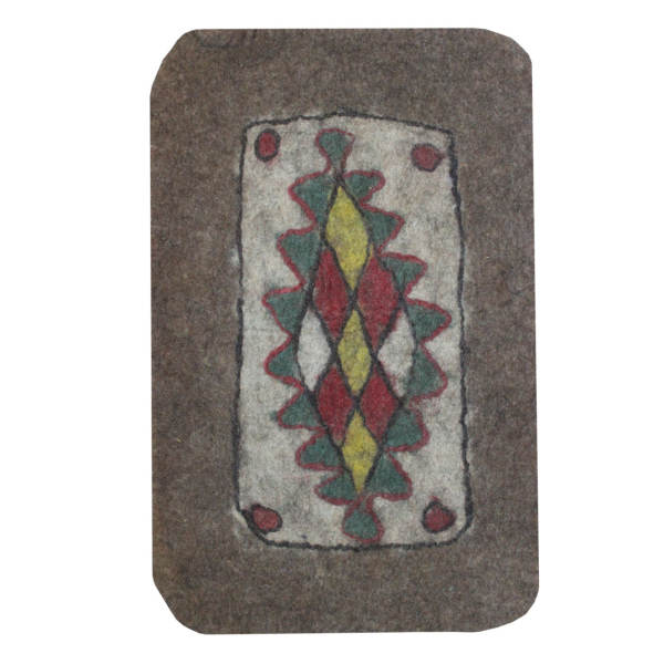 Tapis en feutre de laine persan 100 % naturel et fait main Bakhtiar I