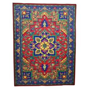 Tapis en feutre de laine persan 100% naturel et fait main Haris I
