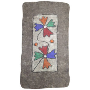 Tapis en feutre de laine persan 100% naturel et fait main Mahroo