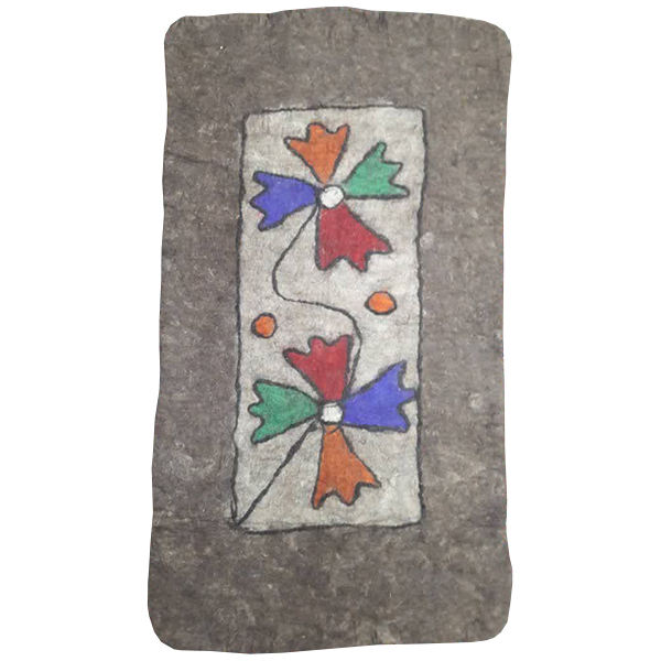 Tapis en feutre de laine persan 100% naturel et fait main Mahroo