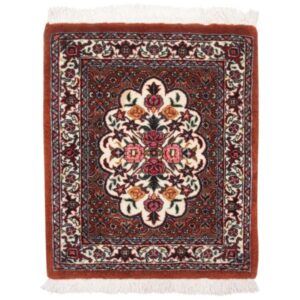 Nappe en Soie Thème Tapis Persan Nouée à la Main Bidjar