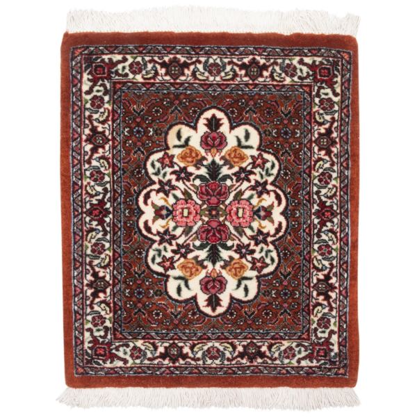 Nappe en Soie Thème Tapis Persan Nouée à la Main Bidjar
