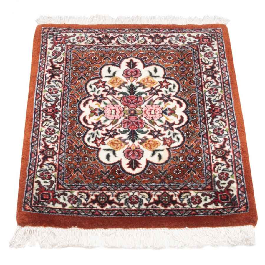 Nappe en Soie Thème Tapis Persan Nouée à la Main Bidjar