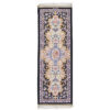 Nappe en Soie Thème Tapis Persan Nouée à la Main Jardin