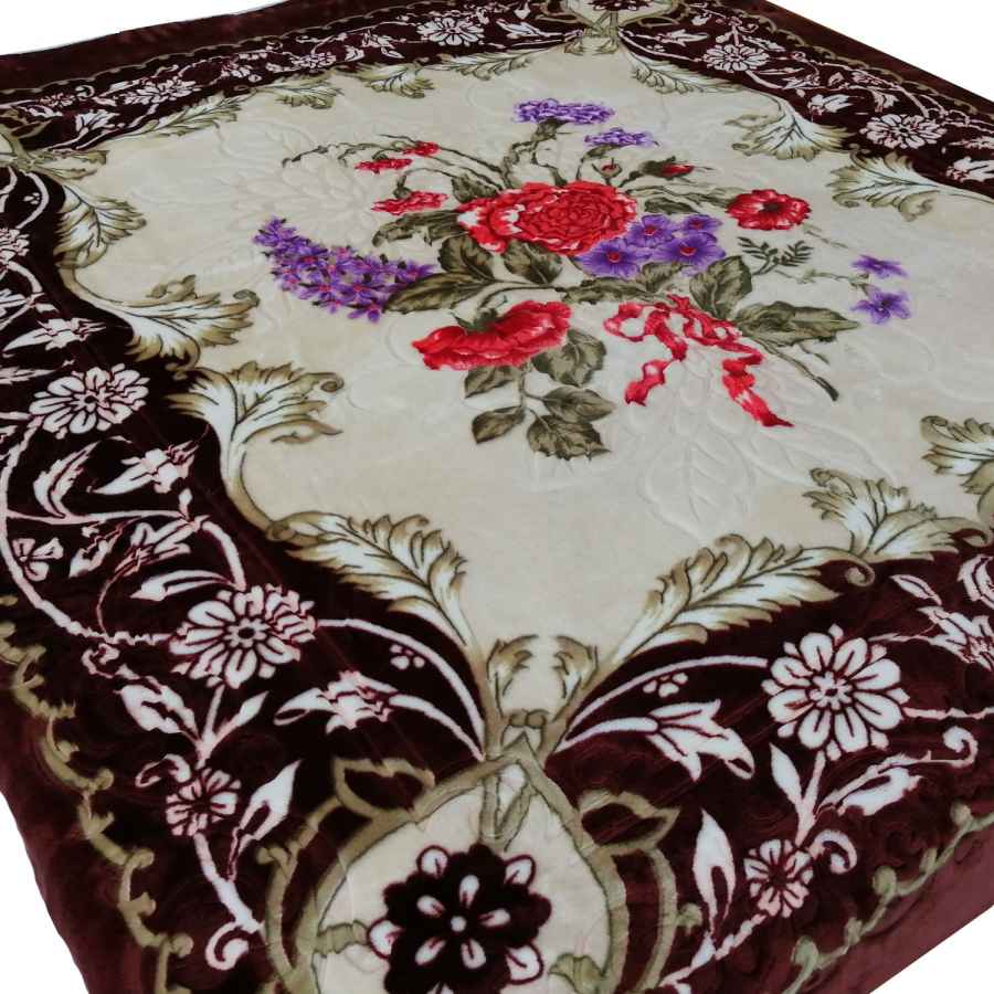 Couverture Golbaft Iranienne pour Lit Deux Places Modèle Golzar