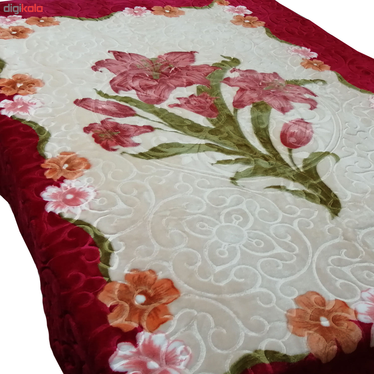 Couverture Iranienne Golbaft pour Lit Une Place 220×160 cm