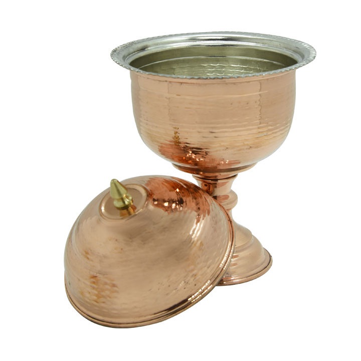 Sucrier persan artisanal en cuivre – Martelé Diana