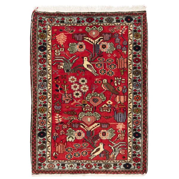 Tapis de prière persan authentique noué à la main et luxueux Sajada Fleurs