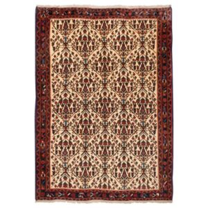 Tapis Persan Fait Main avec Couleur Crème