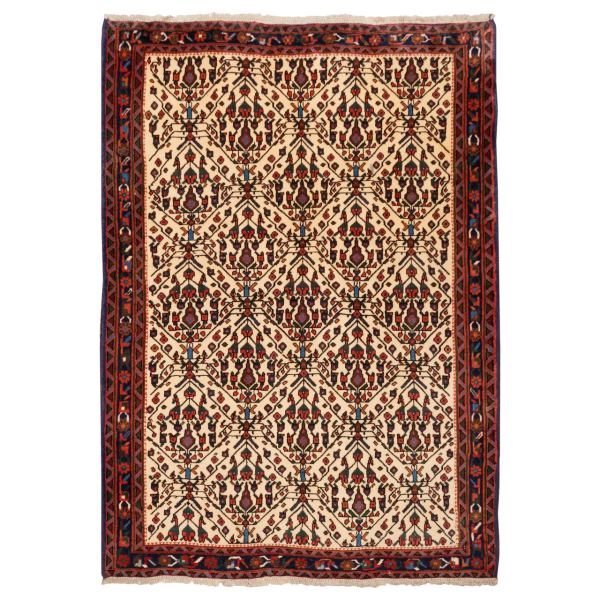 Tapis Persan Fait Main avec Couleur Crème