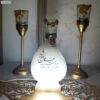 Lampe goutte de sel persane – fait main avec design calligraphie poétique