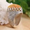 Bague en argent Agate pour homme Élégance Ashki