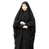 Tchador noir islamique arabe Hijab pour femmes et prière Sadafi