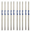 Ensemble de Dix Brochettes en Acier (17 cm) pour Kebab de Poulet et Grillades