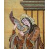 Art en Marqueterie de Bois - La Dame Artistique Perse de l'Amour