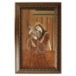 Art en Marqueterie de Bois – La Dame Artistique Perse de l’Amour