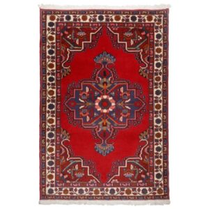 Tapis de prière persan authentique noué à la main et luxueux Sajada Negar