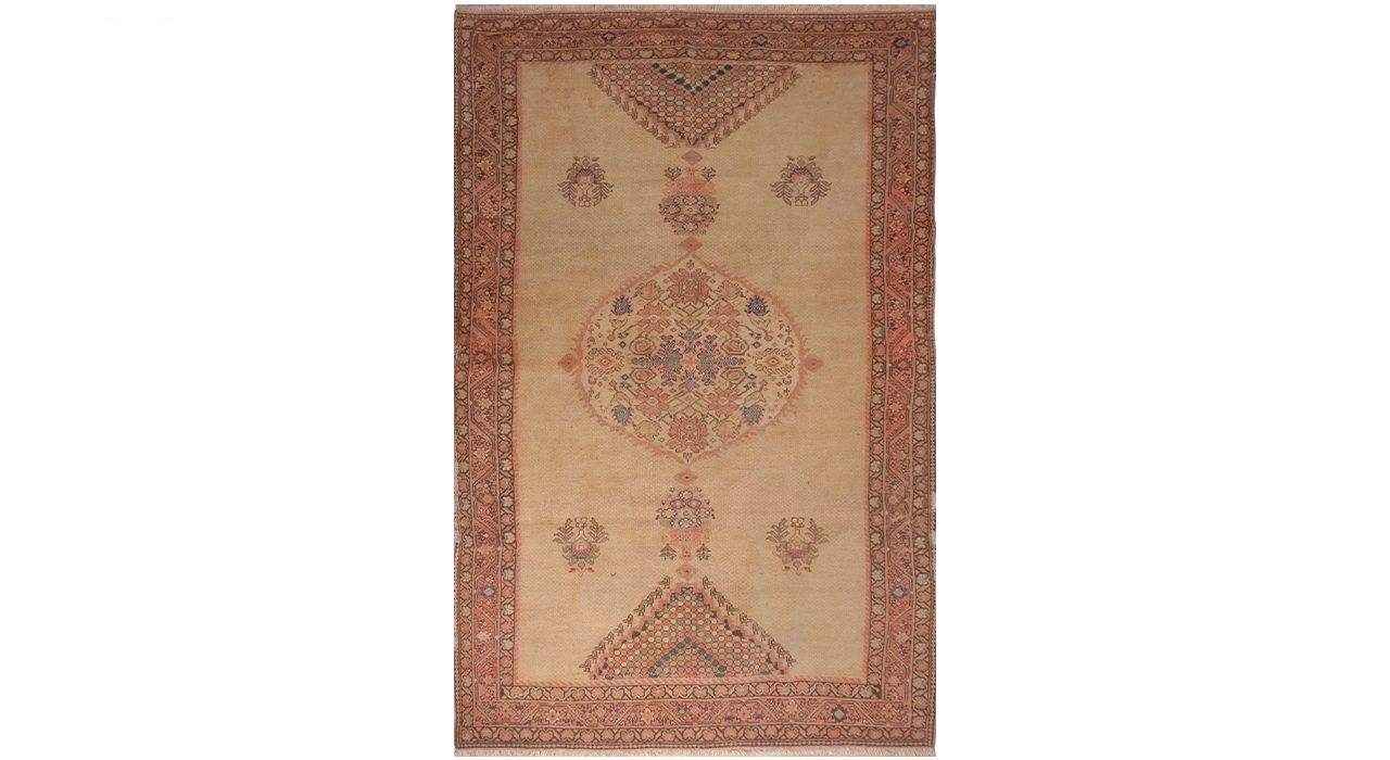 Tapis Kilim en laine persane vintage tissé à la main à Haris Traditionnel