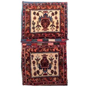 Sacoche de selle persane vintage – Tissée à la main & d’occasion Tōbrag 102265