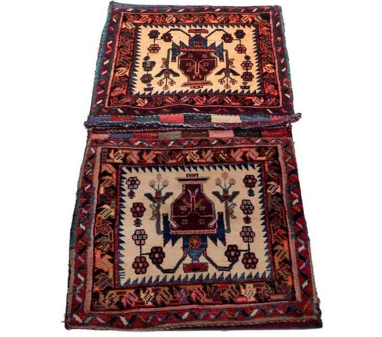 Sacoche de selle persane vintage – Tissée à la main & d’occasion Tōbrag 102265