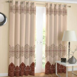 Rideau Œillets Persan – Velours Imprimé Design Spécial