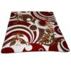 Couverture Golbaft Persane pour Lit Deux Places 220x240 cm Crème-Rouge (Cred)