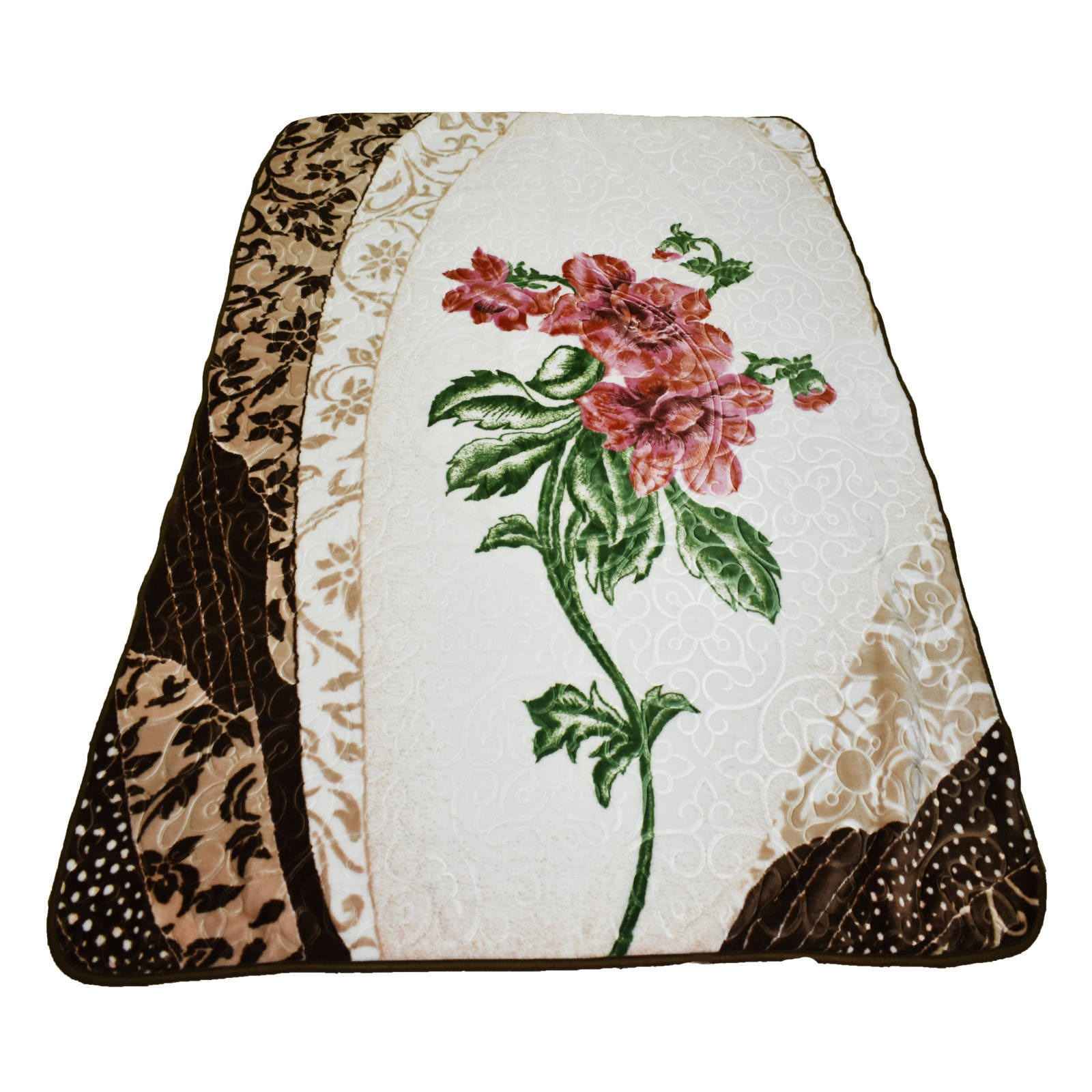 Couverture Golbaft Persane pour Lit Une Place Modèle Cerise