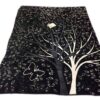 Couverture Golbaft Persane pour Lit Une Place Modèle Arbre